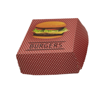 Bristol Burgerbox kraft, L, 130x130x100mm 50 Stück